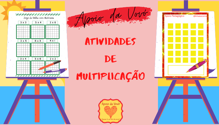 Atividades de multiplicação para baixar em PDF