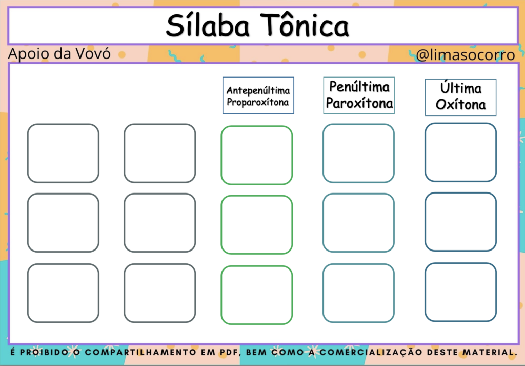Atividades separacao silabica