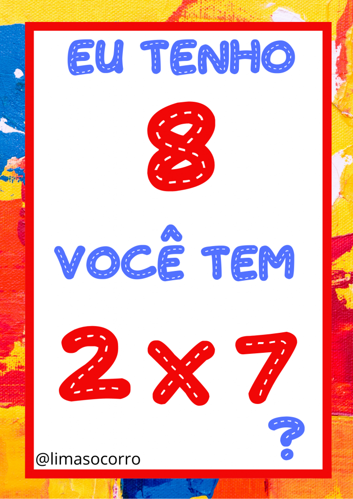 MULTIPLICAÇÃO - Eu tenho. Quem tem?  Atividades de matemática divertidas,  Multiplicação, Ensino de matemática