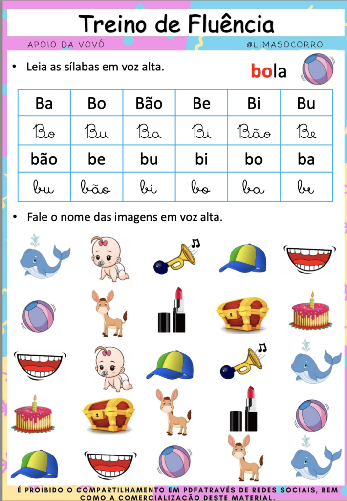 Materiais de Alfabetização