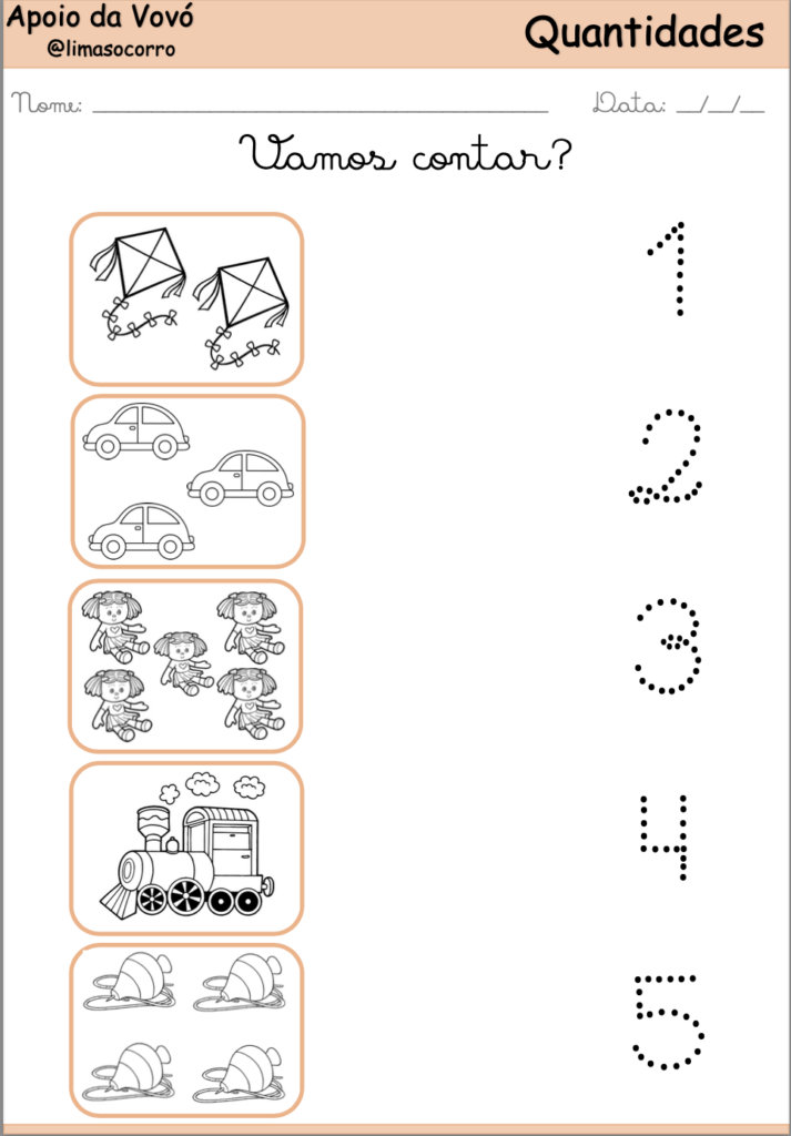 Atividades de Contar - Educação Infantil