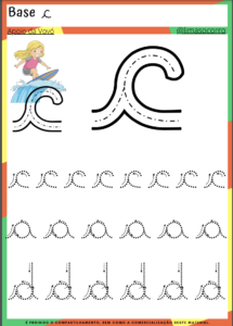 Caderno de Caligrafia grátis letras e palavras em pdf