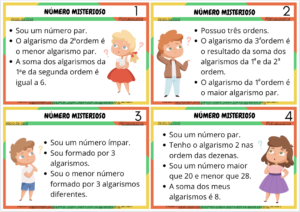 Atividade com numerais