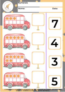 Trabalhando contagem com os pequenos