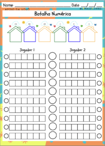 Batalha Numérica - Atividades Numerais
