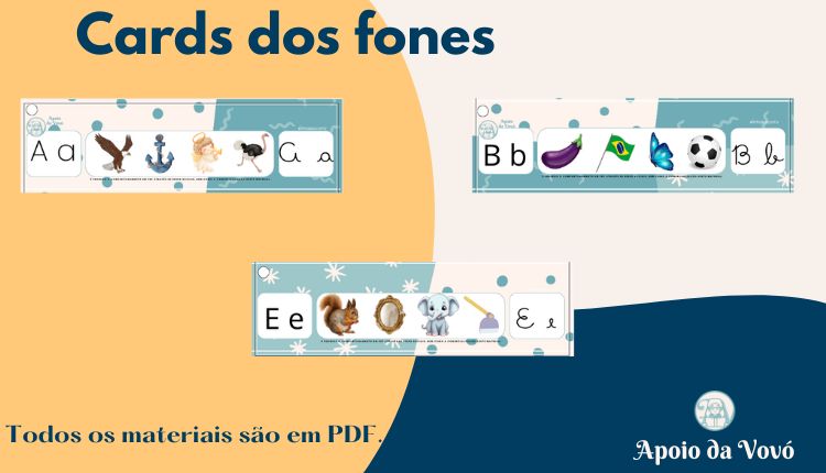 Cards dos fones