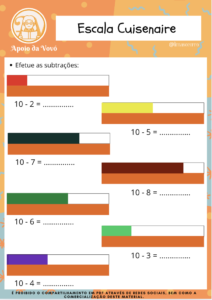 Senso numérico com a Escala Cuisenaire
